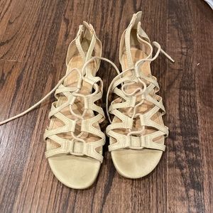 Tan gladiator sandal